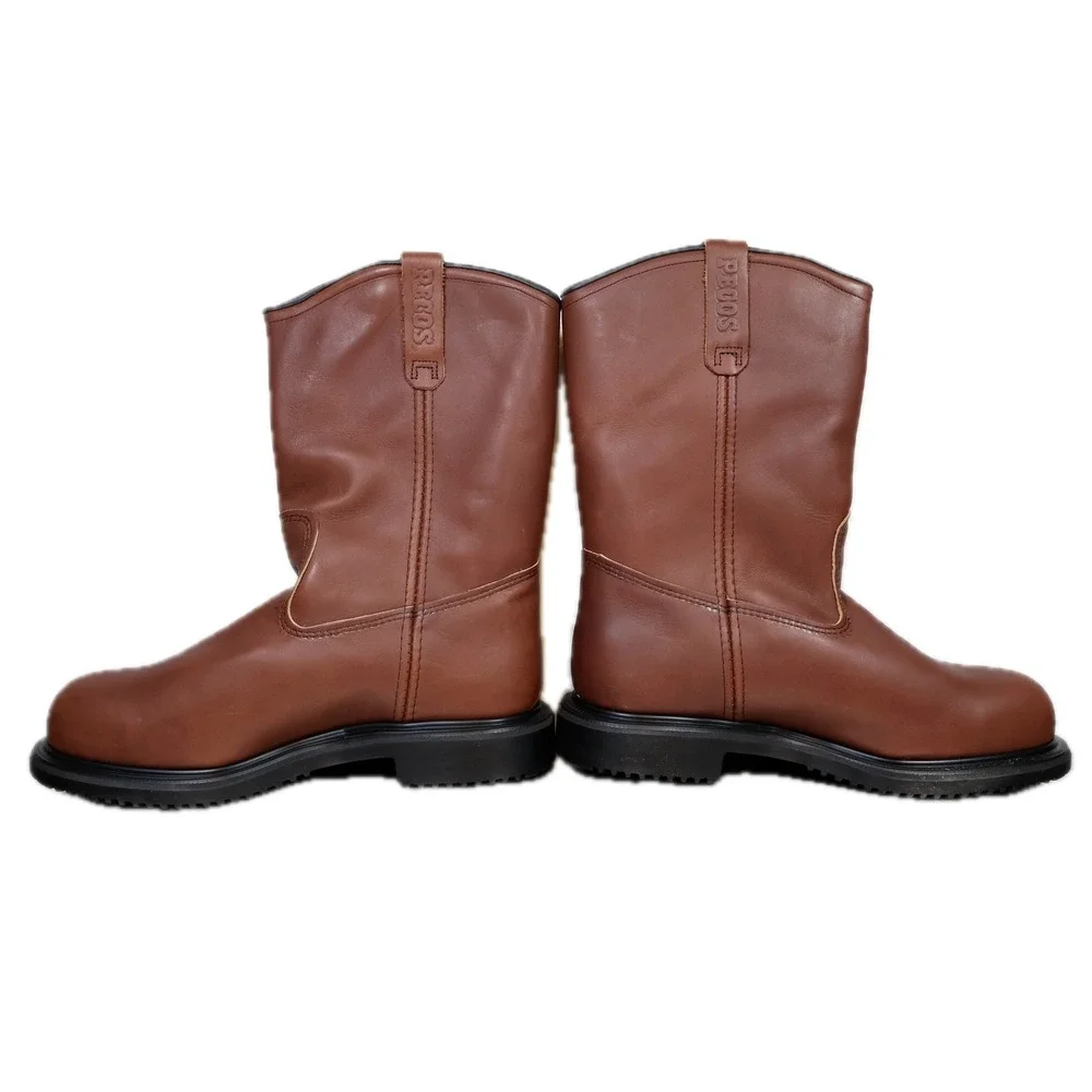 Red Wing Pecos 4441 Boots Mens 11EE Brown Leather Steel Toe EH Insulated USA